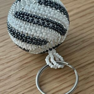 keyholder with white globe